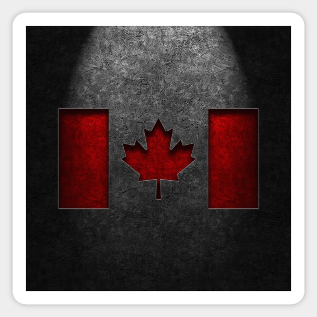 Canadian Flag Stone Texture Repost Sticker by learningcurveca